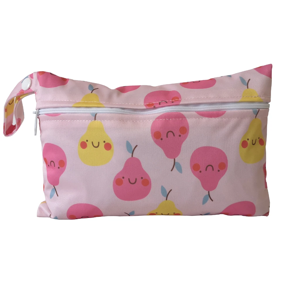 35 pattern NEW Size: 15*22.5CM Wetbags Washable Reusable Cloth diaper Nappies Bags Waterproof Swim Sport Travel Carry bag