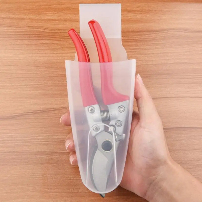 Q39B Clear Cruning Shears Box Box Gardening прозрачный пластиковый портативный подвес для