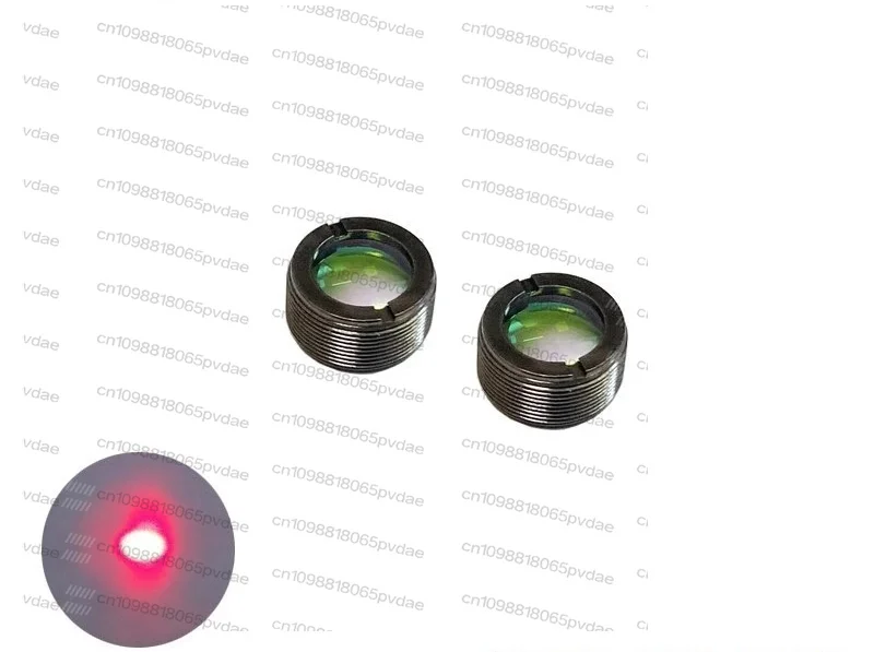2PCS HD M12 Optical Glass Aspherical Focusing Lens Laser Tube Module Collimating Lenses Focal Length 8 15 16.7 19