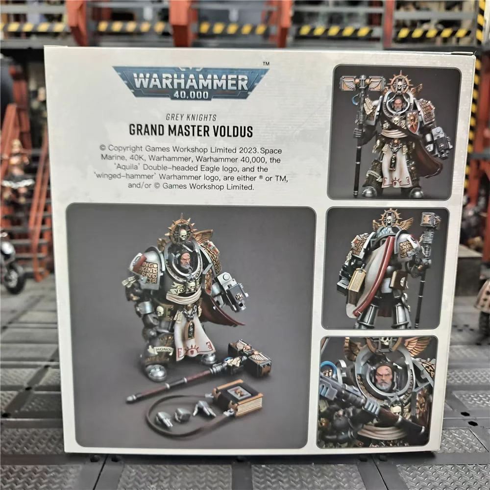 

【In Stock】JOYTOY 1/18 Action Figure Warhammer 40K Gray Knight Master Voldas Toys