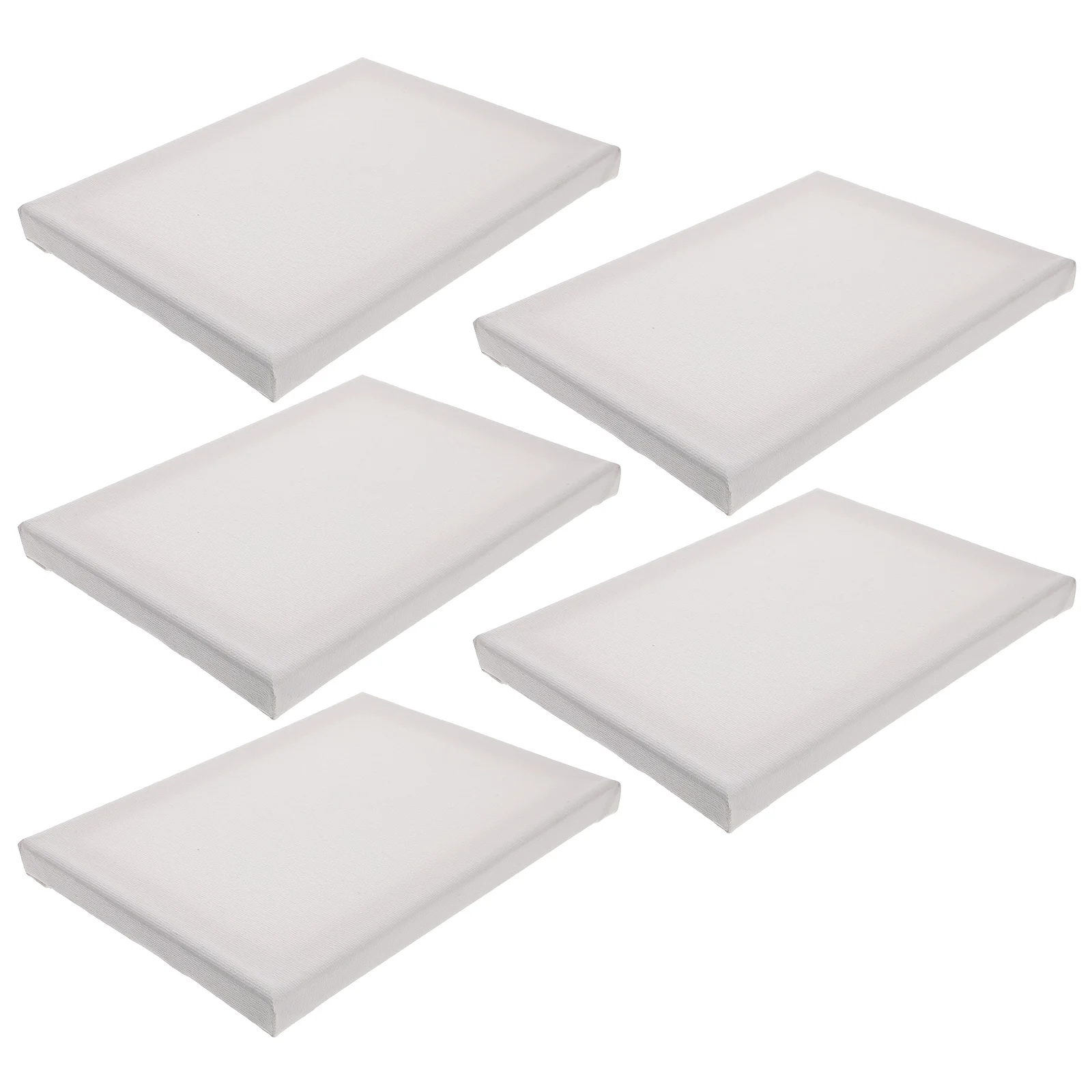 

5pcs Oil Frame Blank Canvas Canvases for Panel Framed Solid Wood Small 6X8 Canvases For Painting Stretched
