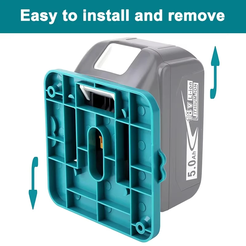 1/5PCS Battery Holder for Makita 18V Li-ion Battery Storage Rack Wall Mount Dock Stand for Makita BL1860 BL1850 BL1840 BL1830