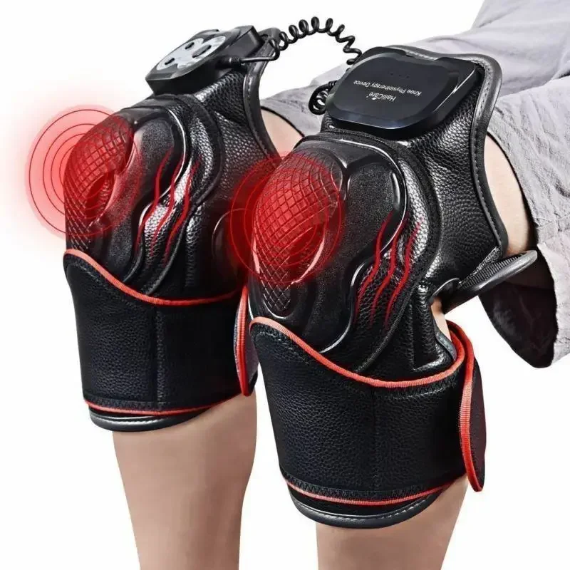 Vibration Heating Knee Massager Magnetic Therapy Joint Physiotherapy Knee Bone Care Pain Relief Knee Protector Massage Support