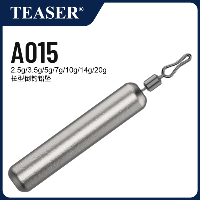 TEASER 5 TEILE/BEUTEL A015 Angeln Sinker 14g20g Angeln Gewicht Drop Shot Gewichte Blei Bleistift Angeln Sinker Tackle Zubehör