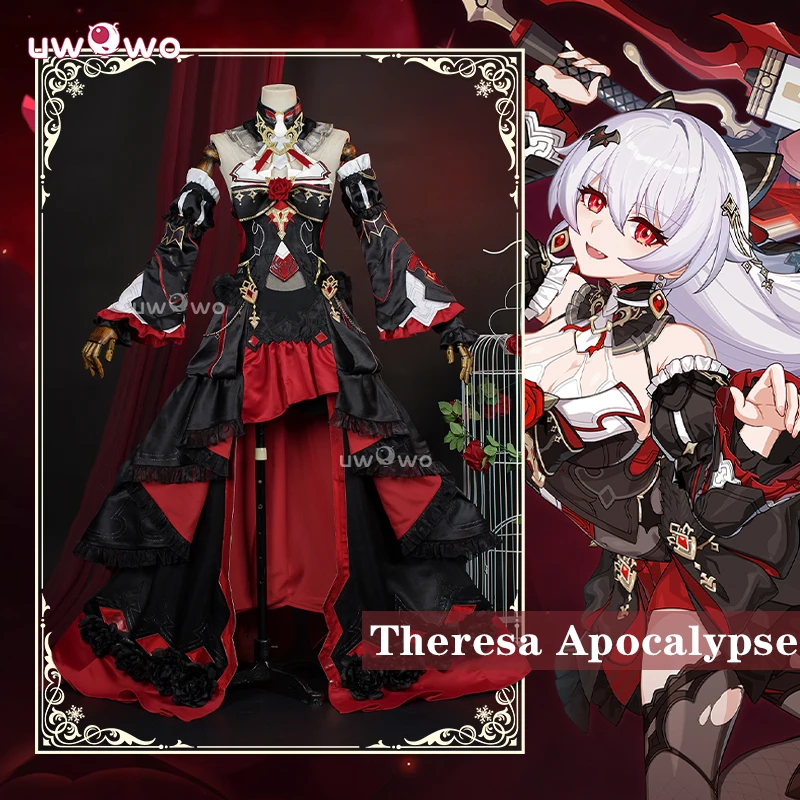 

PRE-SALE UWOWO Honkai Impact 3 Theresa Apocalypse Under the Moon Oath Cosplay Costume For Women Girl Role Play Outfit