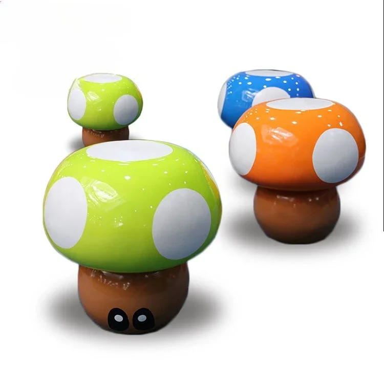 

Fiberglass, mushroom tree, leisure seating, shopping mall, outdoor, beautiful Chen, landscape sculpture