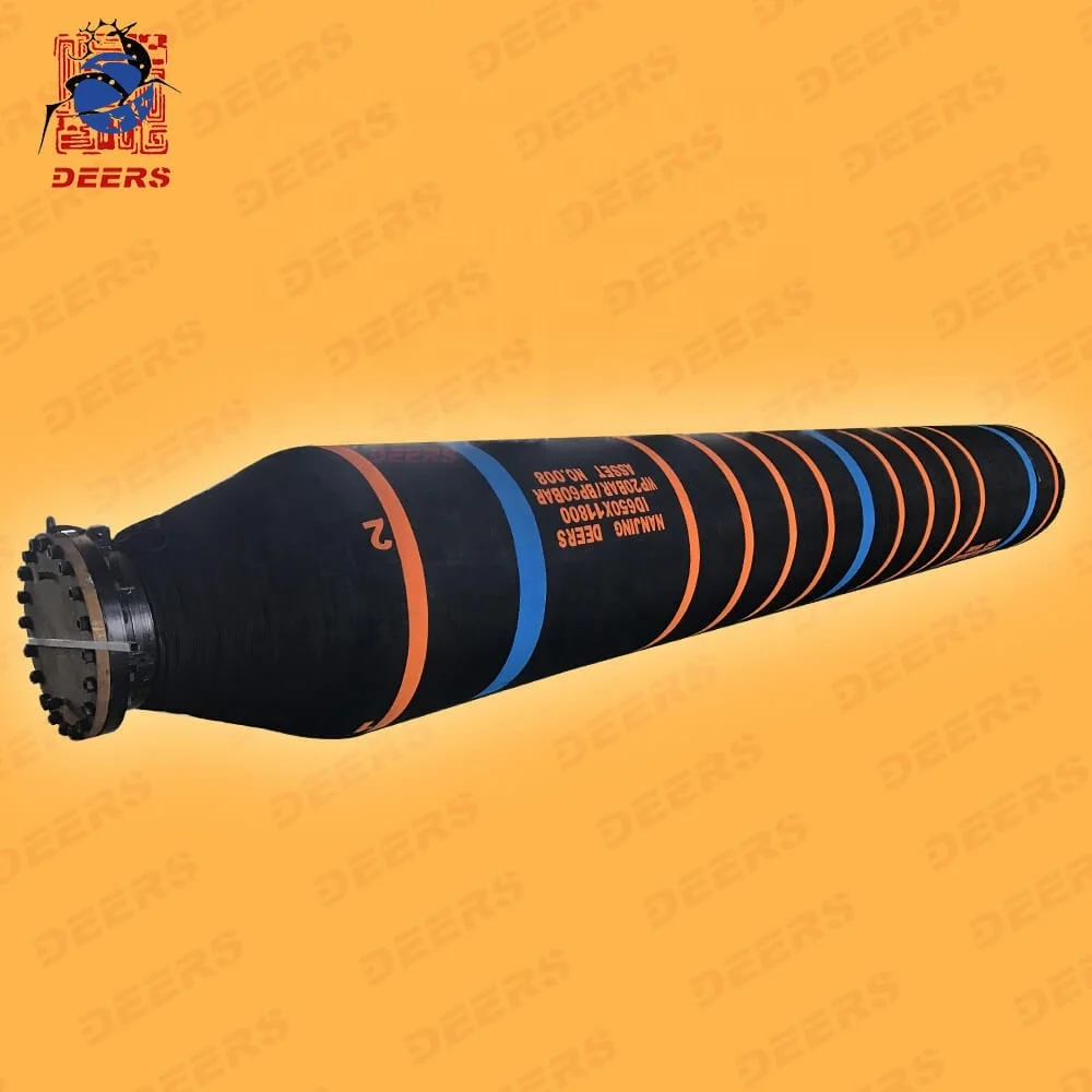 yyhcOffshore floating hose Rubber dredge hose supplier for dredging project