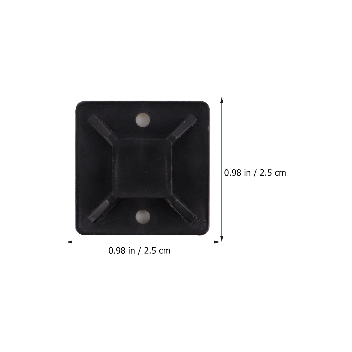 

400 Pcs Wire Holder Cable Tie Mount Base Bracket Holders for Cords Ties Wall-mounted Clip