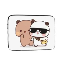 Bear And Panda Bubu Dudu Balloon Notebook Laptop Bag Case Pouch 10 12 13 15 17 Inch Notebook Sleeve Cover Bag Tablet Case Bag