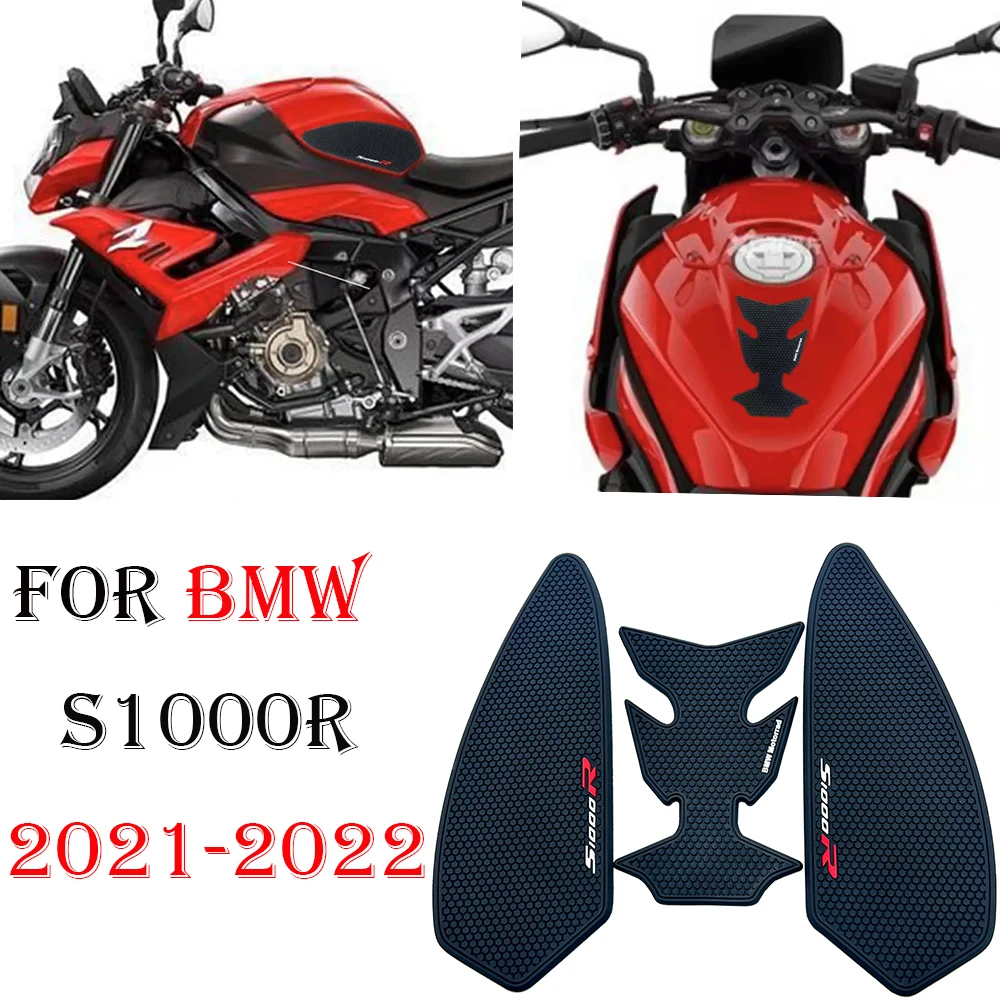 

S1000R Fuel Tank Cap Sticker Pad Anti Slip Traction Decal For BMW S1000 R 2021 2022 Tank Cover Protect