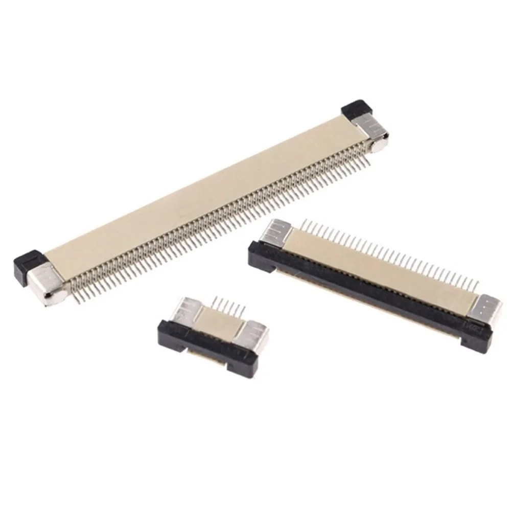 Flat Cable Support Socket Spacing 0.5mm FPC Connector Pull-out Type 4pin-14pin LCD Base Upturned Connection