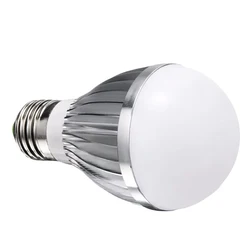 aluminum LED E27 lamp IC 5W 7W 9W 220V 230V 240V LED 2835 Lights Led Bulb bulb light lighting high brighness Silver metal