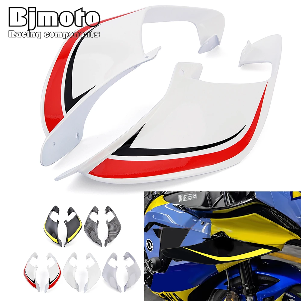 

Motorcycle Fixed wing fairing Small wing spoiler Aerodynamic wing For Yamaha YZF-R1 R1M YZFR1 YZF R1 2021 2022 2023 2024
