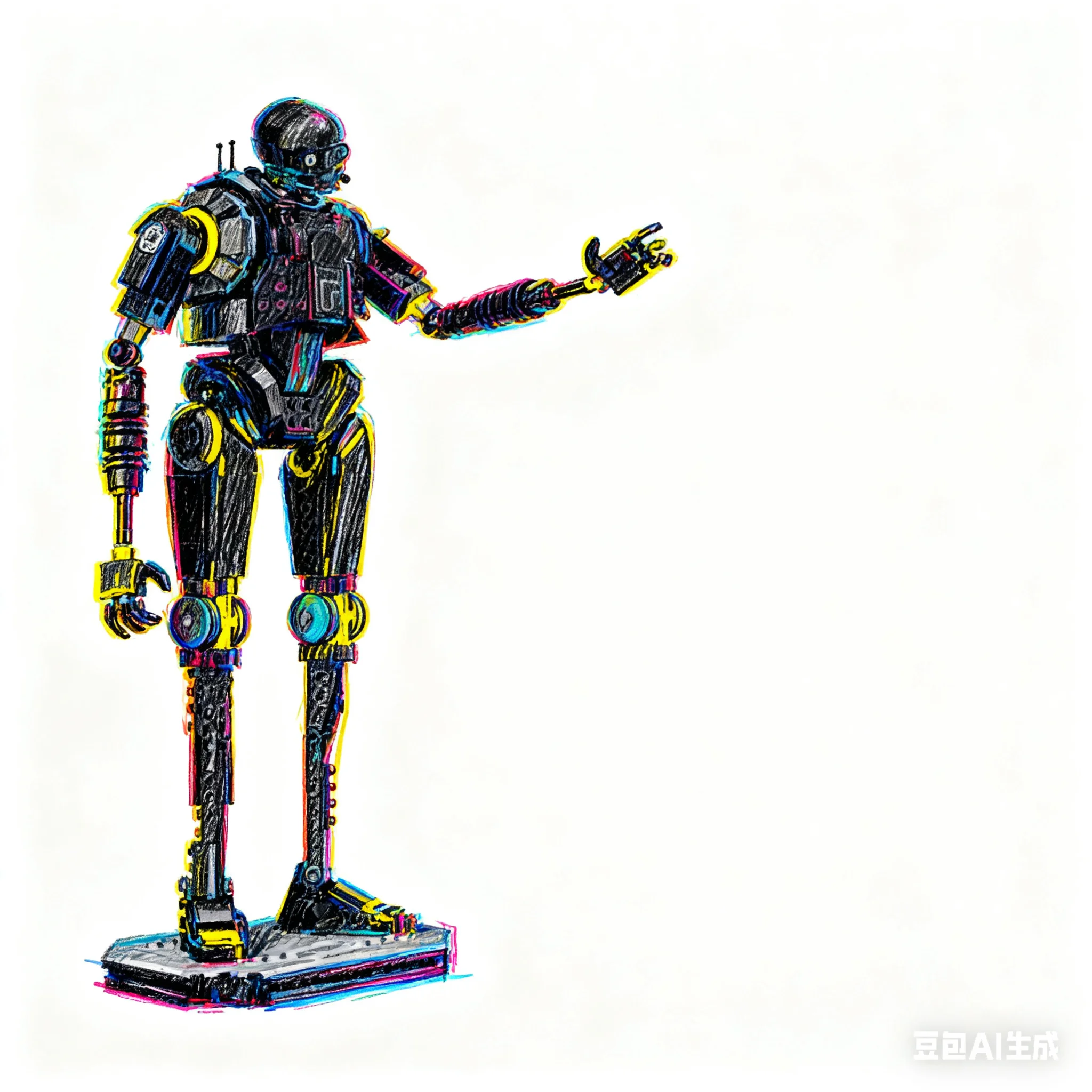 

Assembling building blocks, robot safety series, assembling toy models for boys, birthday gifts