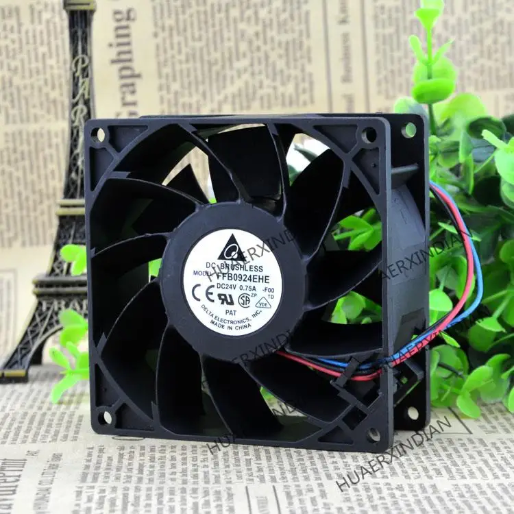 

New FFB0924EHE 24V 0.75A 9038 9CM ABB Cooling Fan Assembly Kit