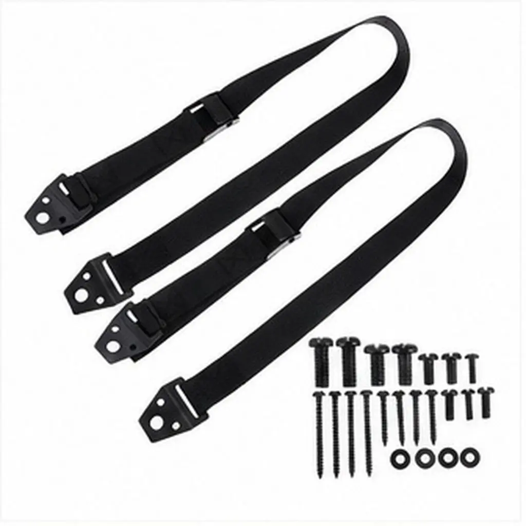 Heavy Duty Adjustable Furniture Anti-Tip Straps Set for TV, Bookshelf & Closet Safety Protection