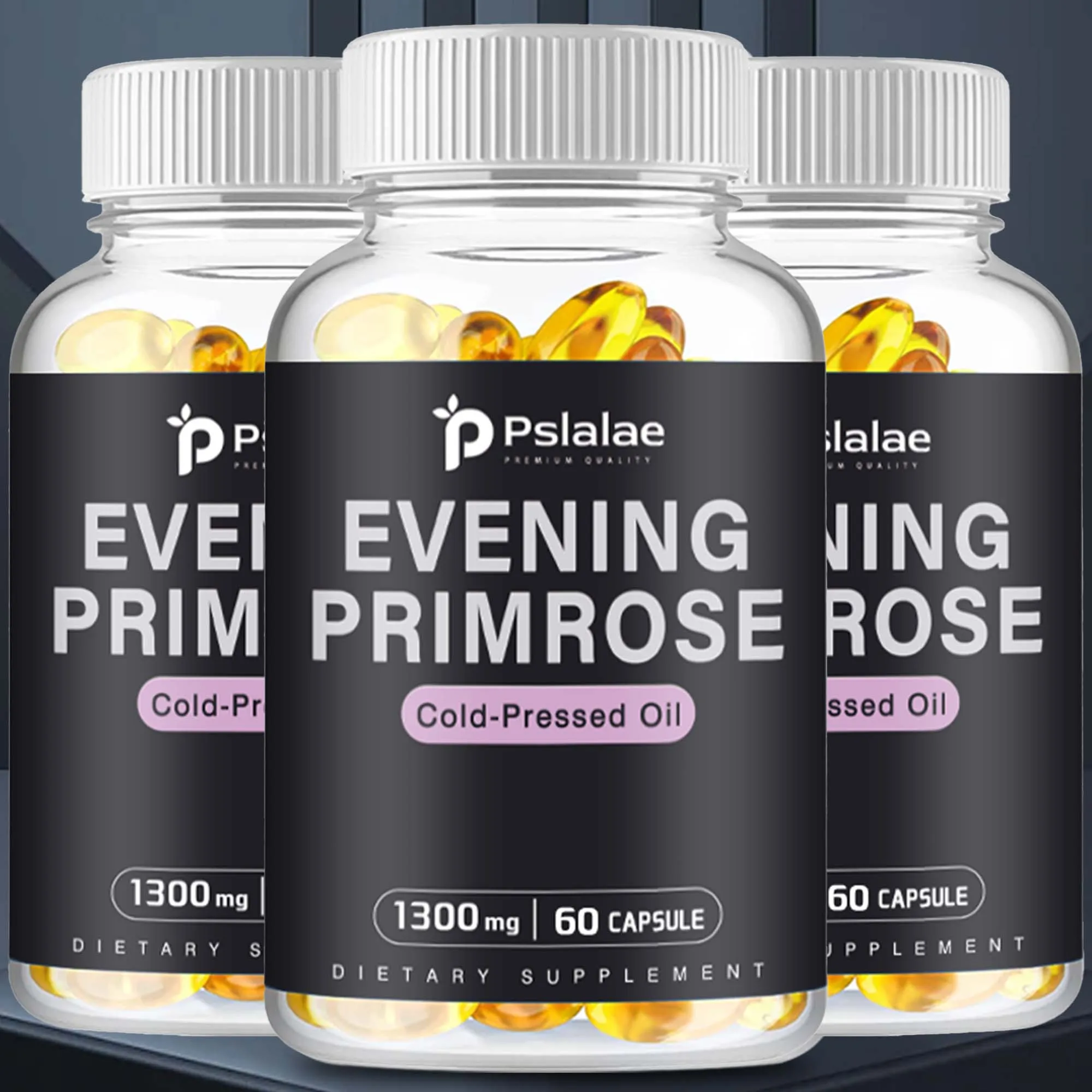 Evening Primrose Oil - Anti-Aging, Brightening, Immune Support, Hormone Balance, Healthy Skin - 60 Capsules