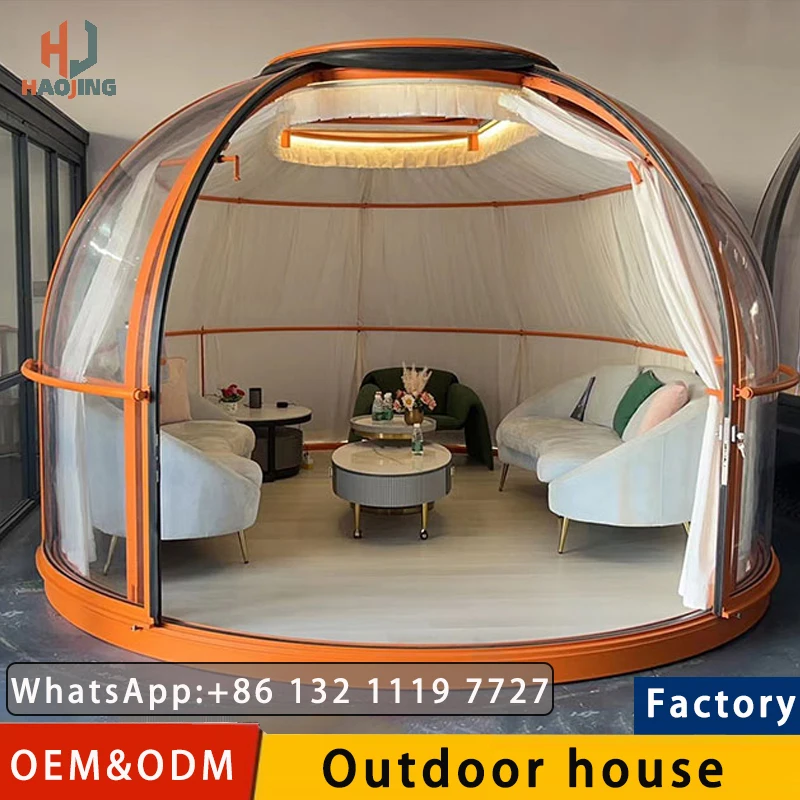 Gazebo Móvil Transparente de Lujo Ligero, de Aleación de Aluminio, para Exteriores, de Policarbonato, para Jardín, Cuarto de Niñera, Patio