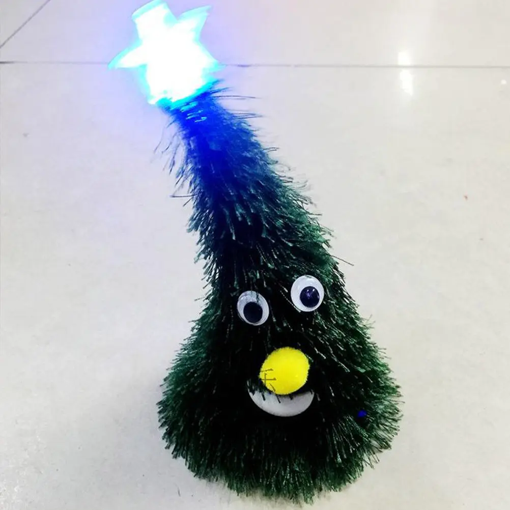 

Electric Music Rocking Christmas Tree Decoration 6 Inch Battery Operated Swinging Musical Swing Tree Creative Xmas Party