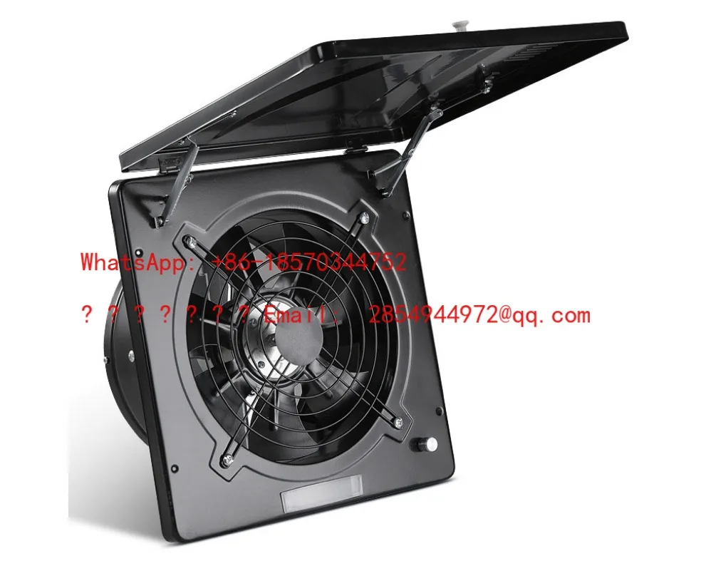 Flip Ventilation Fan Kitchen Fume Exhaust Fan 10 Inch High Power Wall Window Type