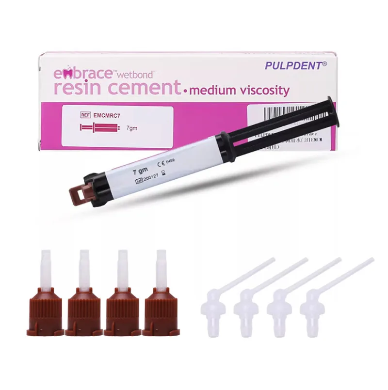 Dentistry Dual Curing Resin Cement  Medium Viscosity Shui Men Ting Self Etching Oral Cavity Nursing Repair Filling Material