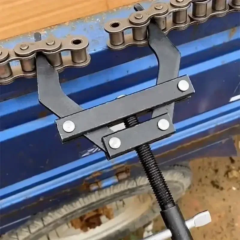 Motorcycle Bicycle Chain Repair Tool Kit With Roller Breaker Cutter Tightener Tension Holder