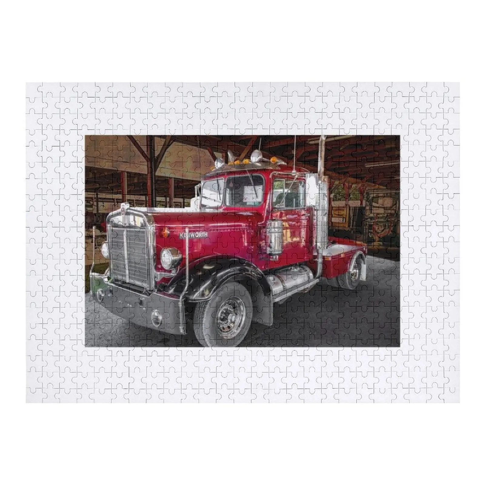 

Kenworth 1958 Jigsaw Puzzle Personalized For Kids Name Wooden Toy Puzzle