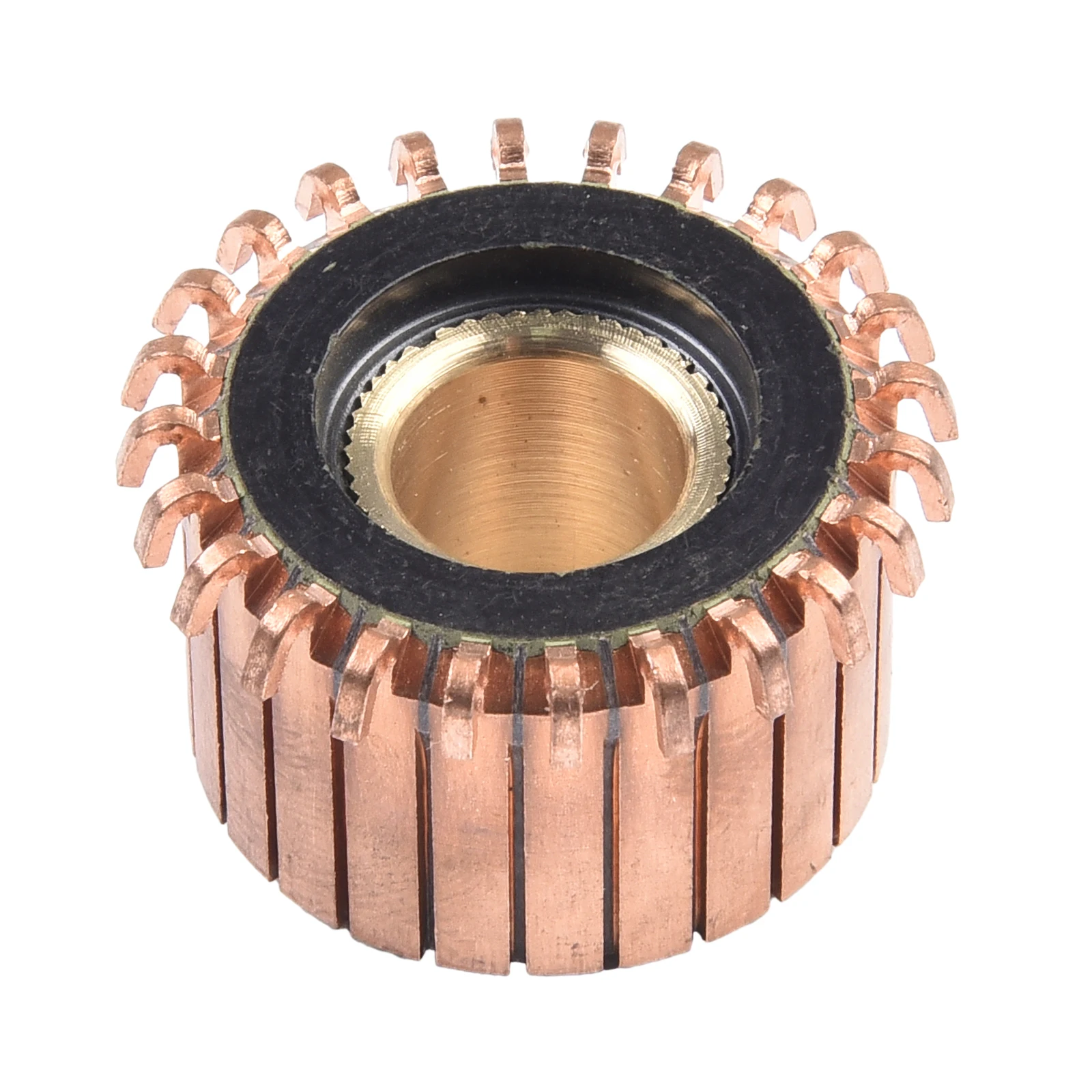 Electrical Motor Commutator Copper 24P Teeth Hook Shape 28 5 x 11 5 x 18(21) mm Compatible with Various Motor Types