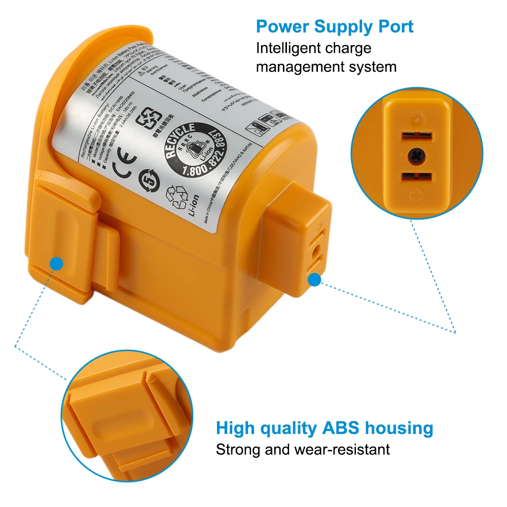 EAC62258403 استبدال بطارية المكنسة الكهربائية ل LGVS8400 VS8400SCW VS8401SCW VS8403SCW S86R S86GW S84 VS8402SCW VSF8606SWM