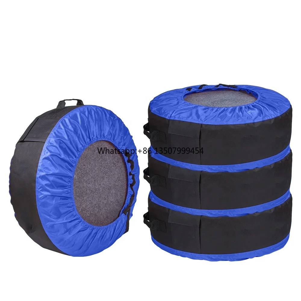 Heavy Duty Waterproof Oxford 600d and 210 Dust Proof Sun Uv Resistant Portable Tire Bag Tire Cover