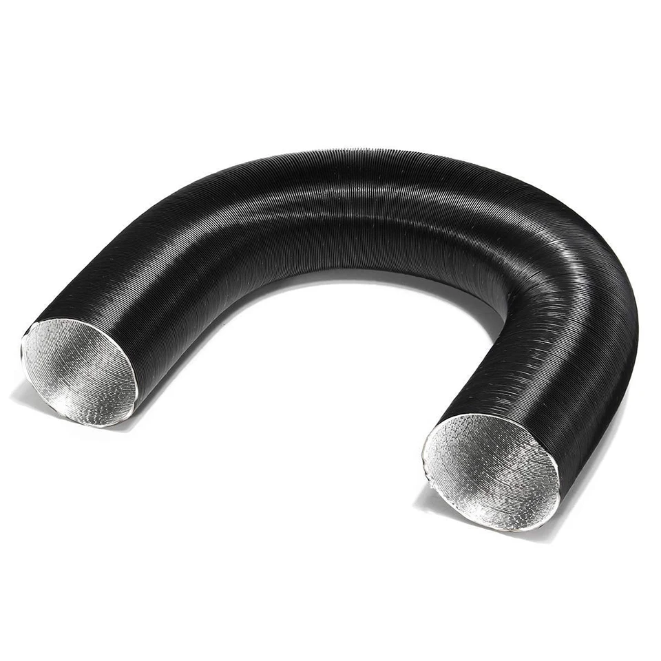 25mm 42mm 60mm 75mm Diameter Air Diesel Parking Heater Duct Pipe 100-500cm  Length Car Camper Caravan High Temp