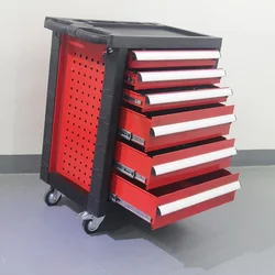 Grande armadio mobile per carichi pesanti, carrello portautensili con cassetto ispessito con ruote, per riporre parti di riparazione auto, tre set opzionali