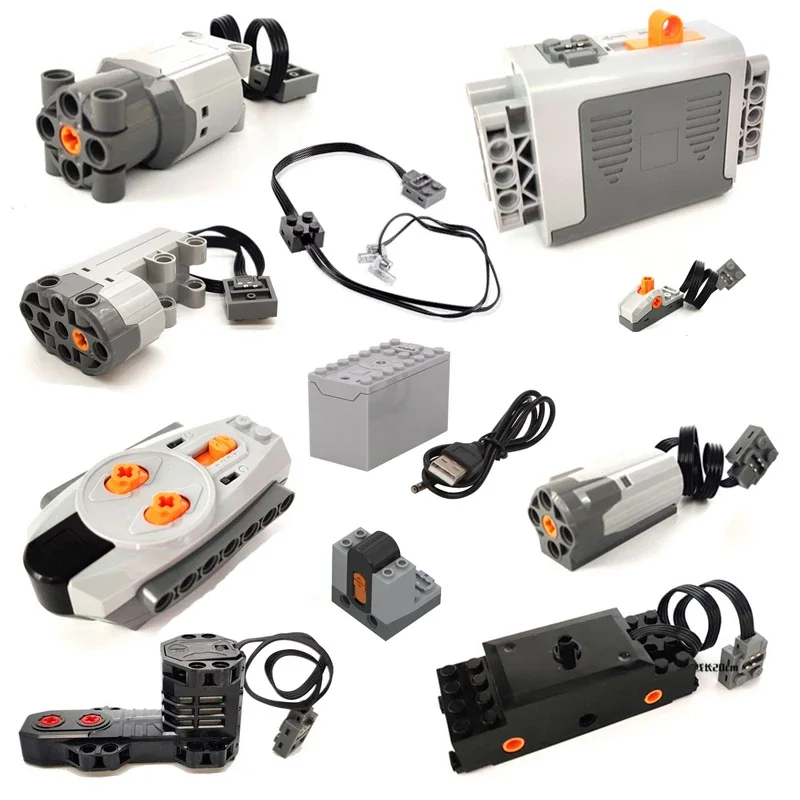 

Motor Battery Box 58120 LED Light Remote Controler MOC Building Blocks Display DIY Assembly Bricks Construction Toy Gift Present