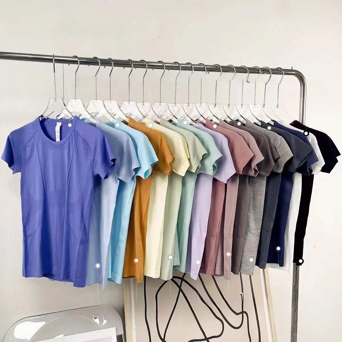 

Lemon Women Swiftly Tech 1.0 Seamless Yoga T-Shirts Summer Breathable Sports Tee Fitness Blouse Workout Short Sleeve Crop Top