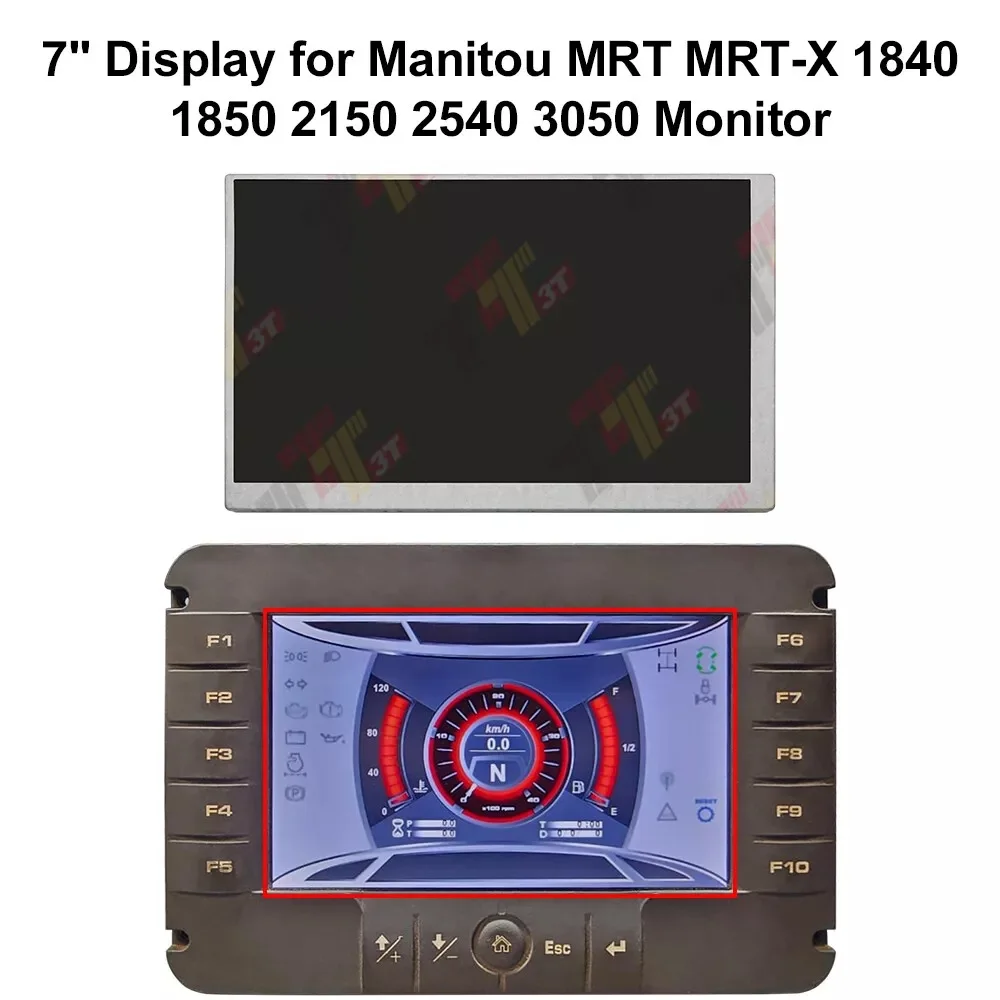 

7" Display for Manitou MRT MRT-X 1840 1850 2150 2540 3050 Monitor