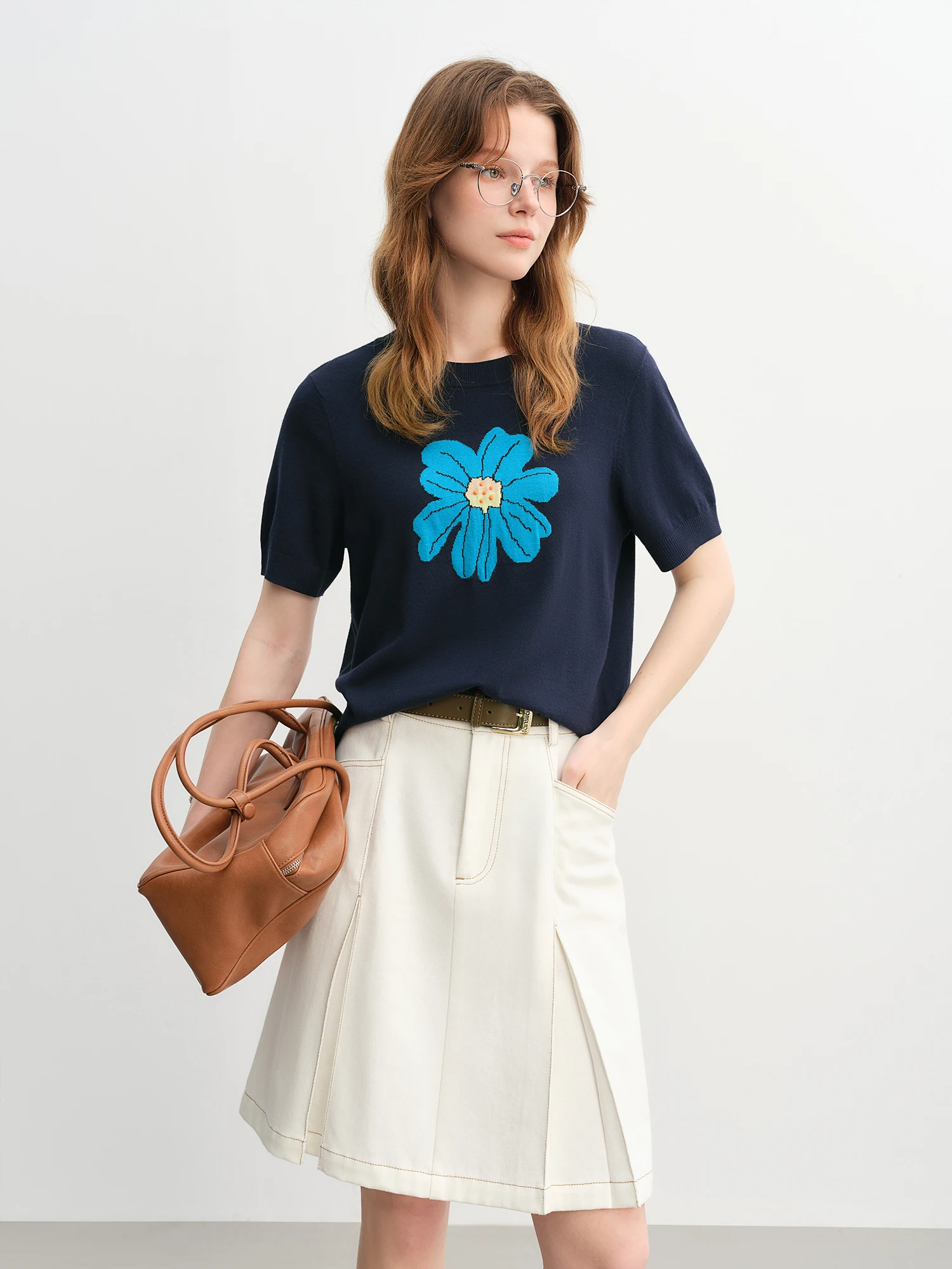 DUSHU 2025 4XL Autumn New2 Women Long Sleeve Shirt Tops Female Long A-LINE Skirts V-Neck Short Sleeve Tops Dress Jackets