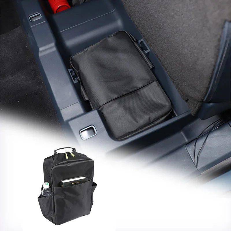 

For Ford Maverick 2022-2024 Under Seat Storage Bag Back Seat Organizer Multi Pocket with Handle and Adjustable Shoulder Strap