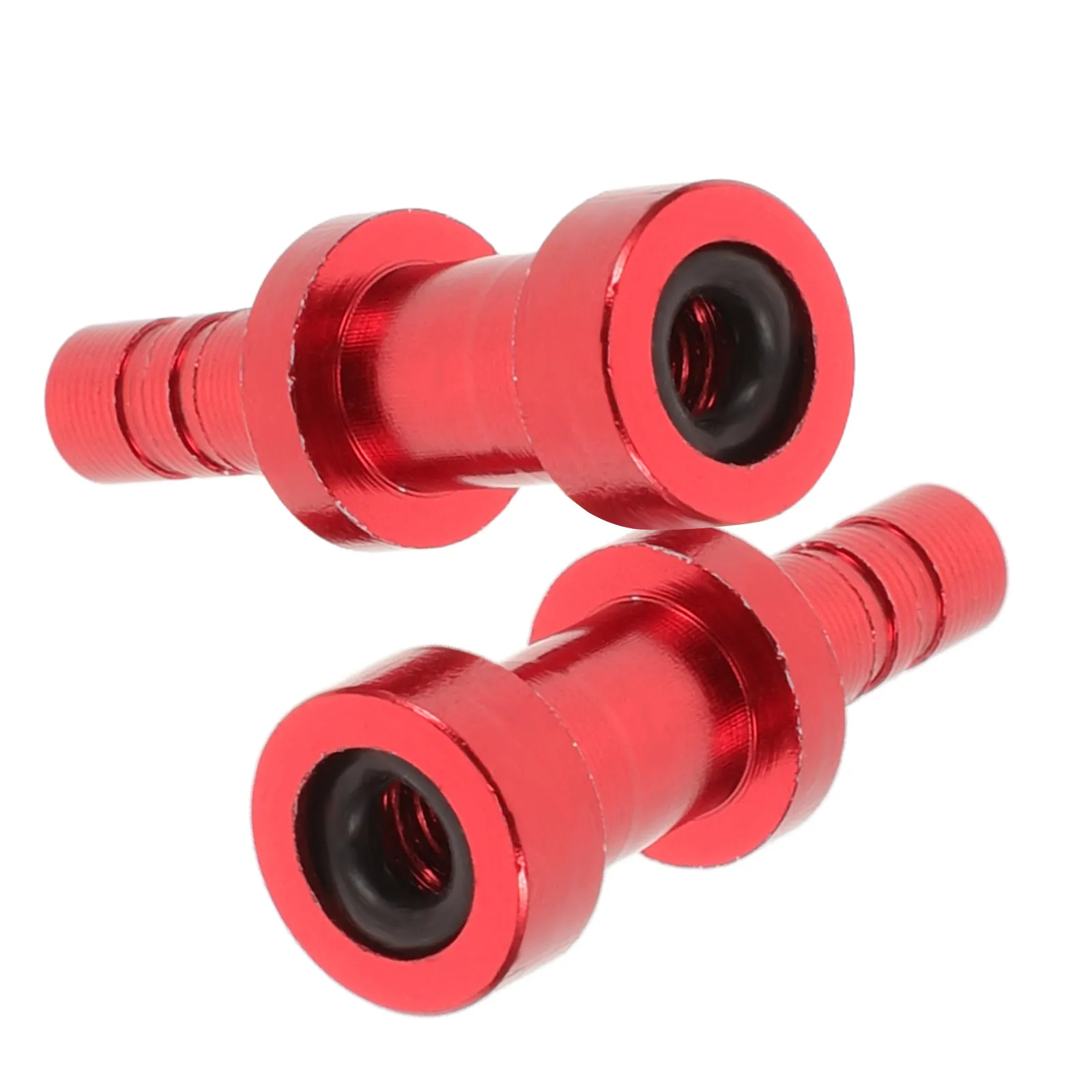 

2Pcs Bike French Nozzle Adapter Aluminum Alloy Tubeless Tire Valve Caps Cycling Air Pump Nozzle Replacement Stem