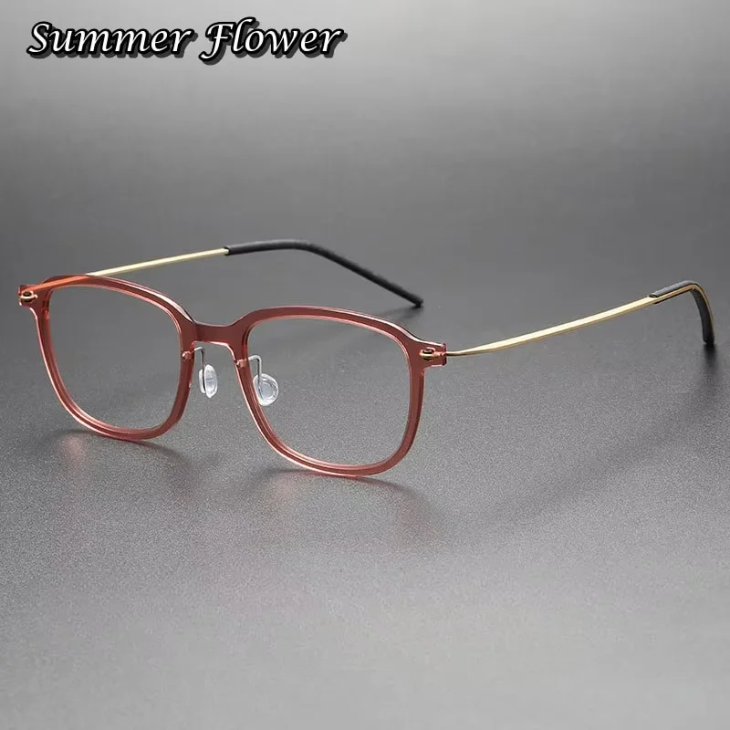 

Brand Designer Glasses Frame Women Screwless Ultra Light TR90 Titanium Optical Glasses Fashion Spectacle for Men