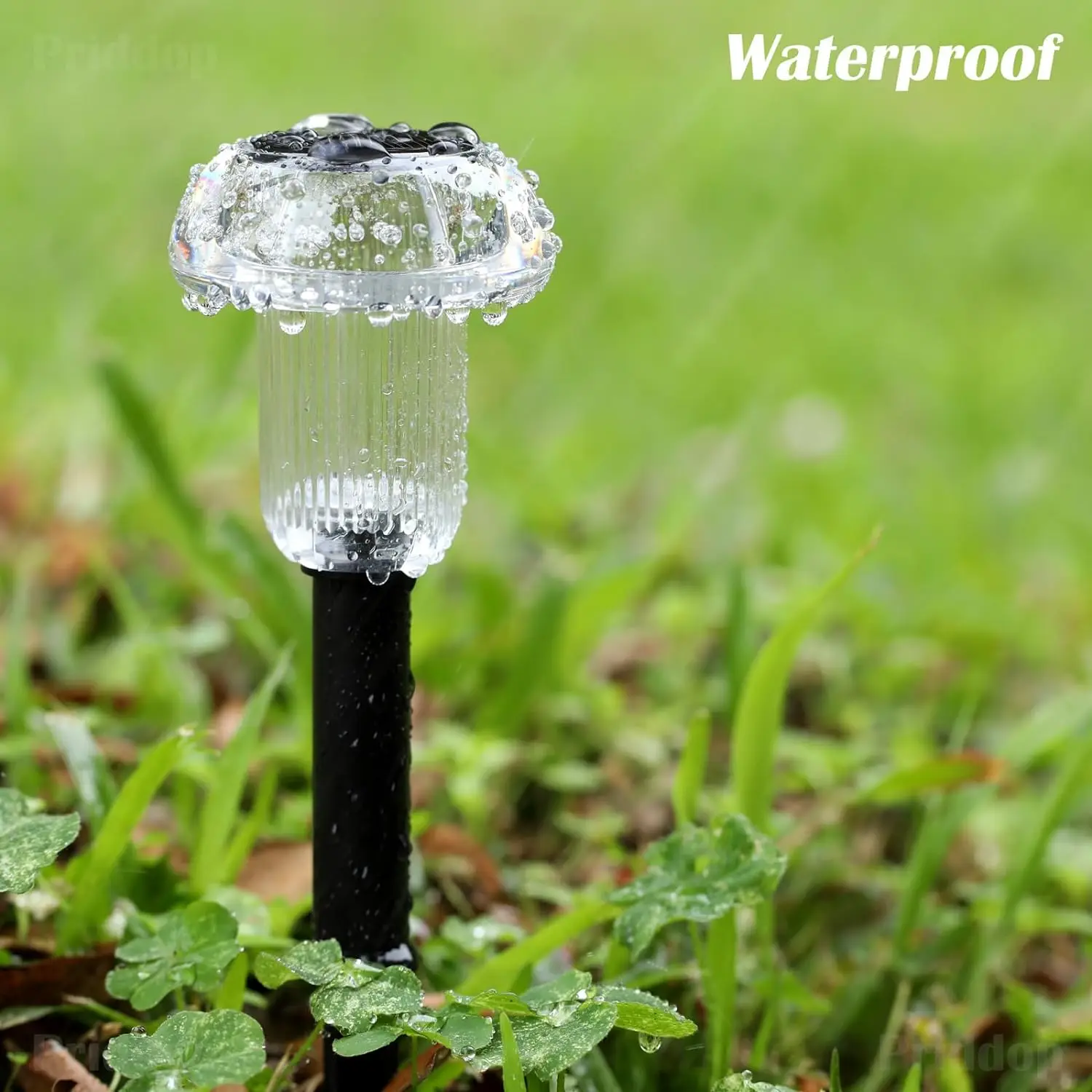 Imagem -06 - Mushroom Led Solar Pathway Lights Exterior Impermeável Iluminação de Paisagem para Exterior Jardim Quintal Decoração do Pátio Pcs