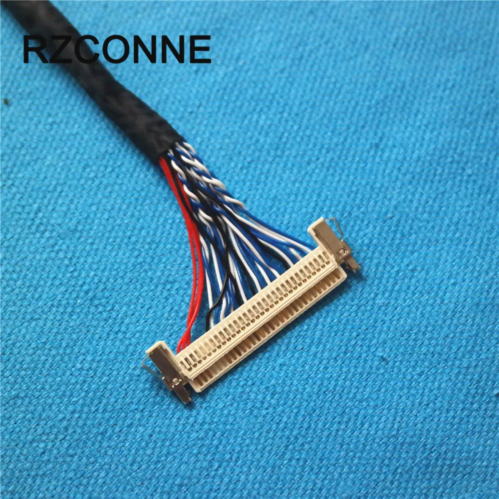 FIX-30-S8 Universal LVDS Cable Memperbaiki 30Pin 2ch 8 Bit W/Lock untuk 17 Cm-26 Inci LCD Controller panel Monitor