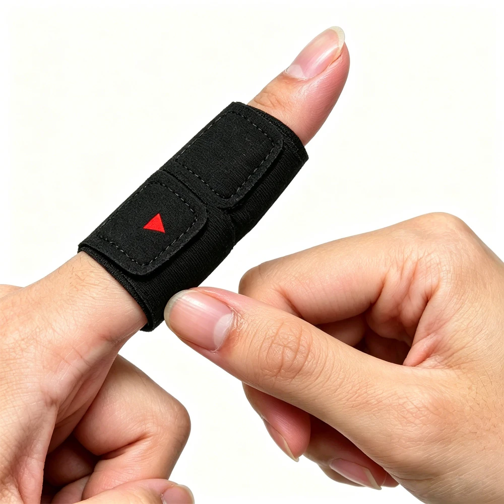 Non-Metal Finger Support Sleeve, Adjustable Protective Splint for Thumb & Fingers, Ideal for Basketball Tennis Volleyball Golf image 3