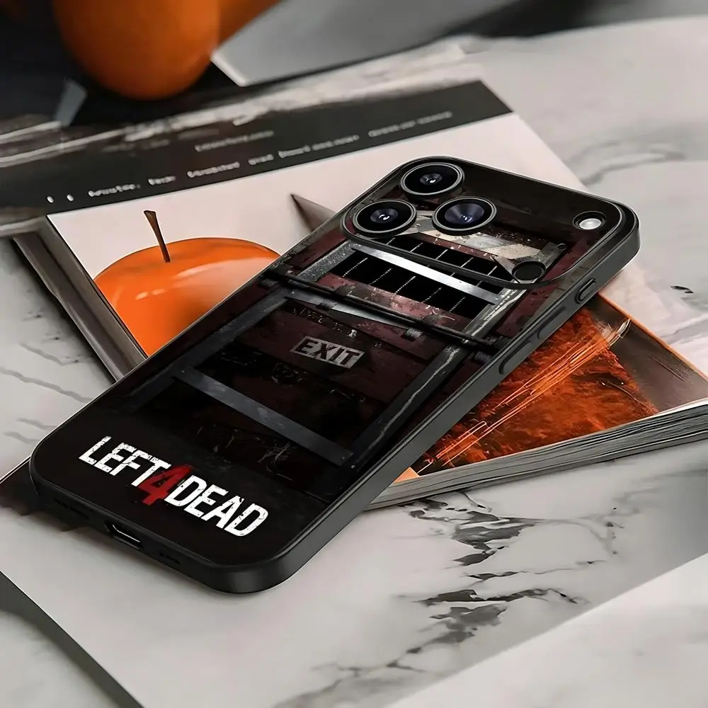 Game Left 4 Dead Coole Handyhülle für iPhone 17 16 15 14 13 12 X XR XS 8 Plus Mini Pro Max Weiche Schwarze Stoßfeste Schutzhülle