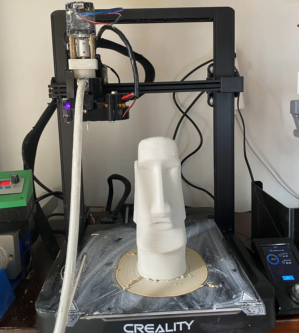 طابعة سيراميك ثلاثية الأبعاد، طابعة طين، مجموعة أدوات تسوية أوتوماتيكية كبيرة الحجم، طابعة ثلاثية الأبعاد من الطين مدفوعة بمسمار