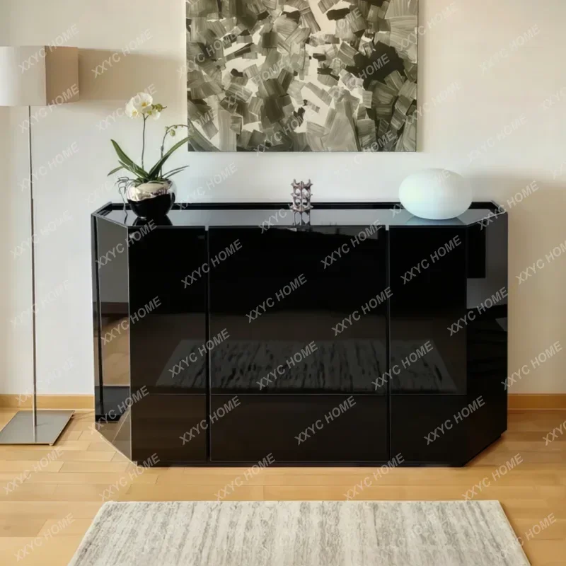 paint dining side cabinet Solid wood entry porch cabinet Multifunctional storage decoration can be customized