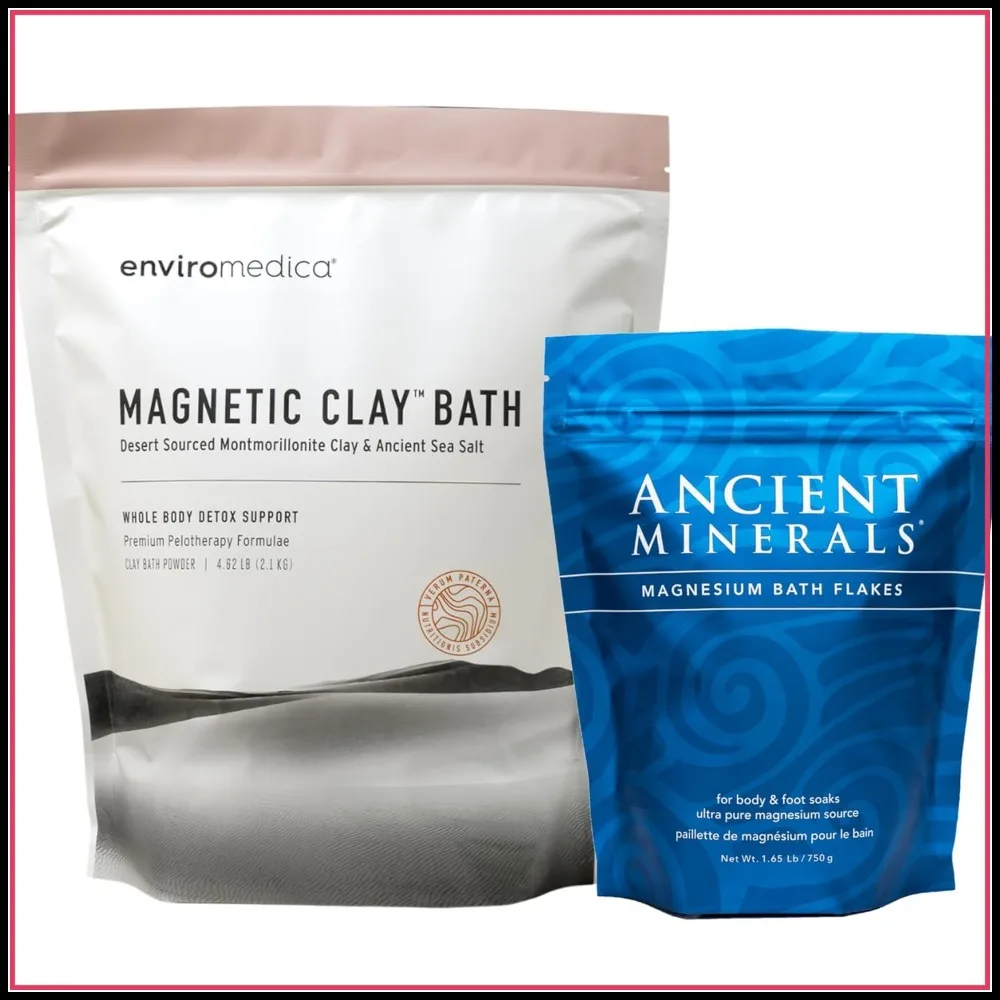 

Natural Detox Magnesium Bath Flakes for Relaxation, Wellness & Muscle Relief - High Absorption
