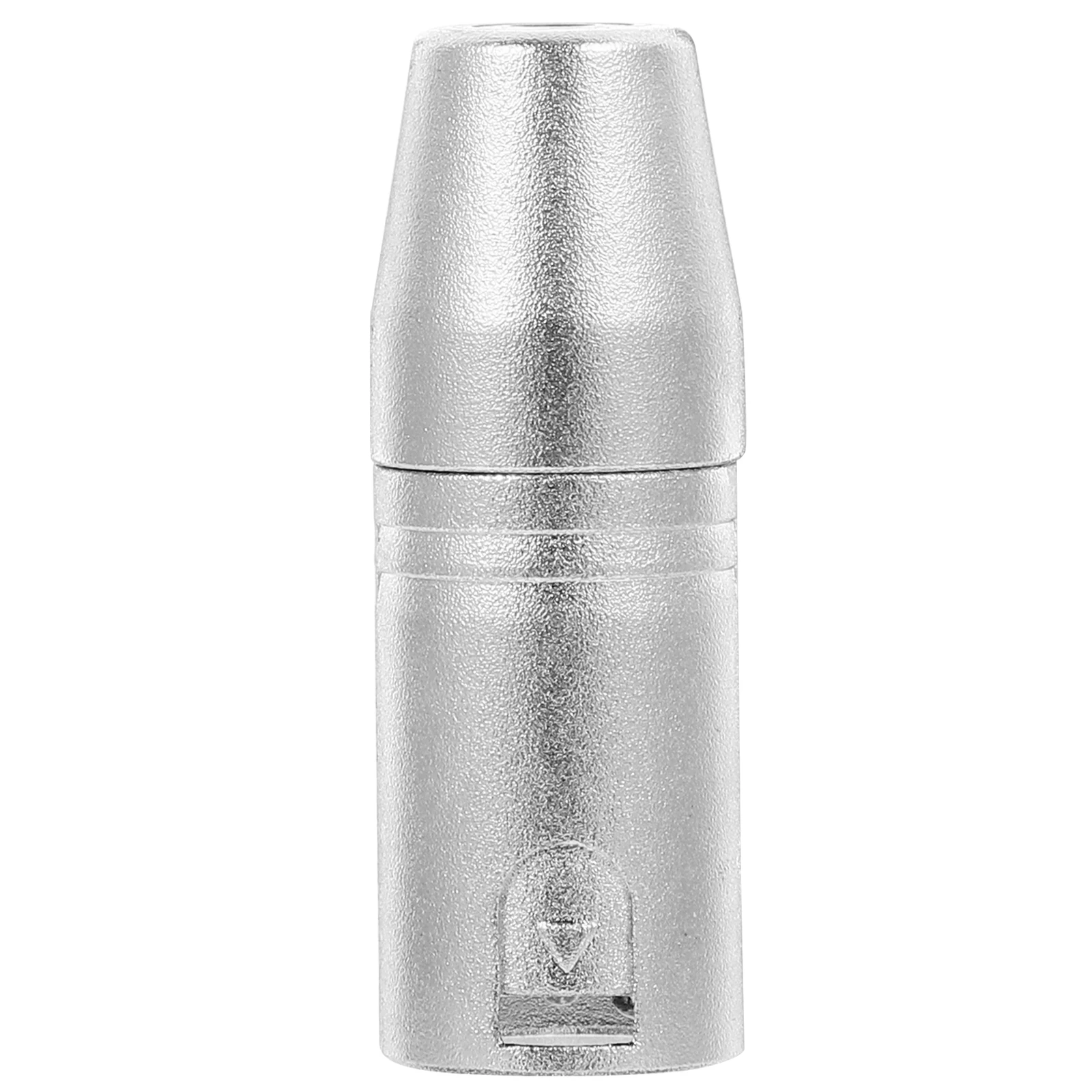 

3.5mm Female to XLR Male Audio Converter Zinc Alloy Stereo Plug Microphone Adapter for Sound Mixing Console Travel Use