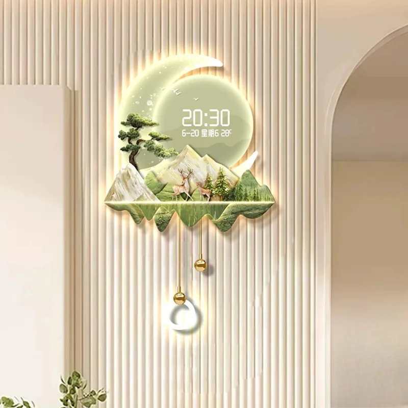 Led Modern Wall Watch Bedrooms Restaurant Fashion Design Creative Living Room Clock Wall Luxury Horloge Murale Home Decoration