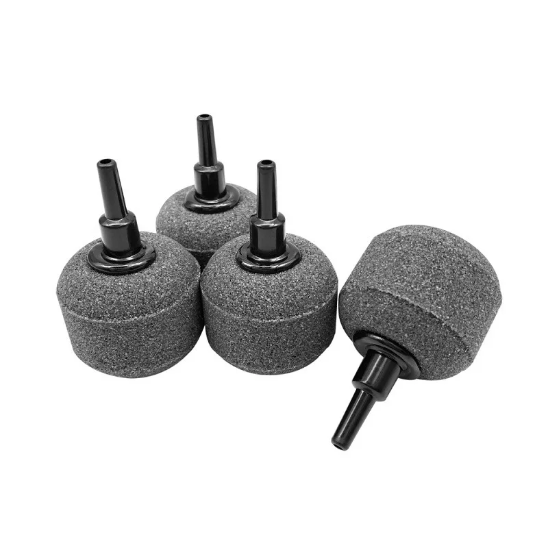 5 Pcs Aquarium Round Air Stones Mineral Bubble Diffuser Fish Tank Air Stones Suitable For Aquarium Pond Oxygen Pump Accessories