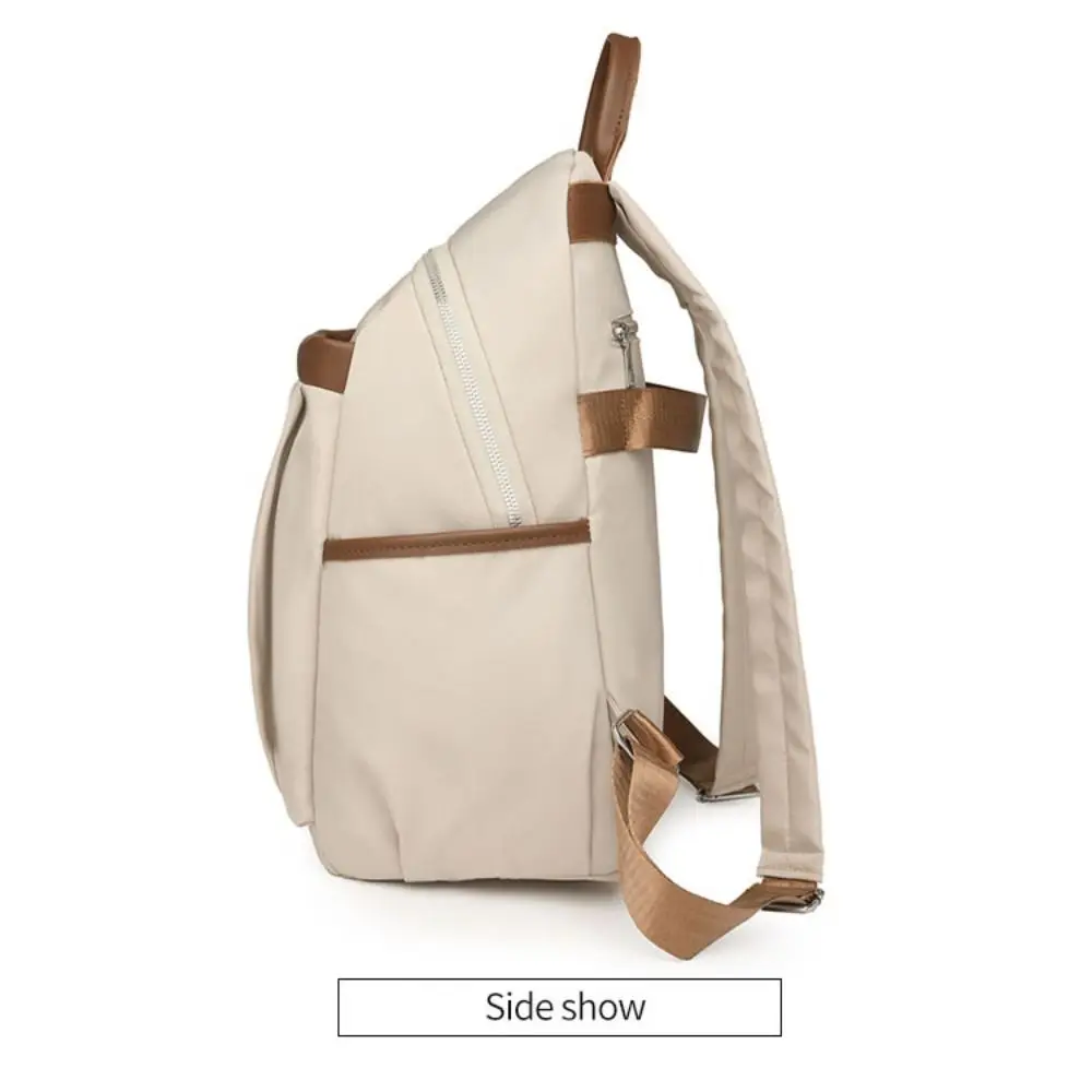 Borsa a tracolla in nylon impermeabile Zaino retrò da viaggio per ragazza di grande capacità Borse da scuola per studenti universitari di nuovo design semplice all'aperto